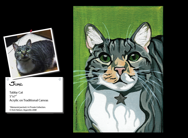 Juhl the Tabby cat portrait