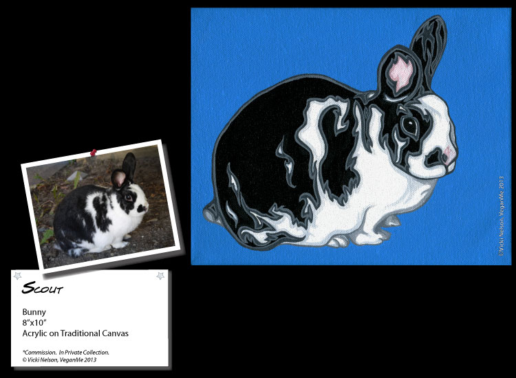 Scout the Rabbit Portrait